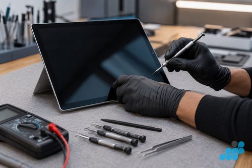 Diagnosing a common Microsoft Surface fault on the celltech bench