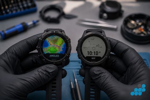 AMOLED versus MIP display on Garmin watches