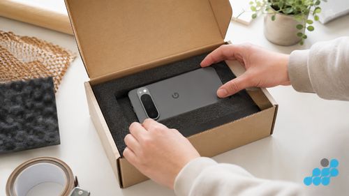Packing a Google Pixel 9 Pro for mail-in repair by post UK