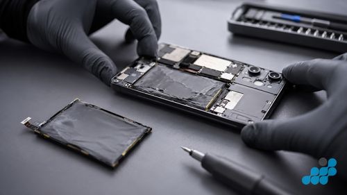 Motorola repair range — Moto G, Edge and Razr side by side on the celltech bench