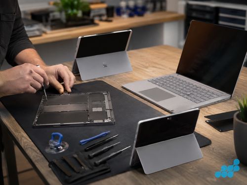 Microsoft Surface Pro, Laptop and Go models celltech repairs UK-wide